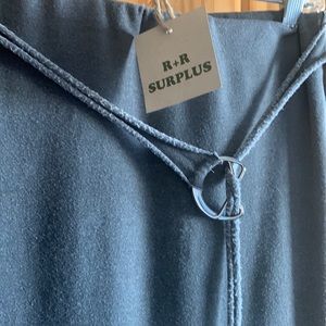 R&R Surplus Sweatshirt Material Cotton Midi Skirt w/Original Tags